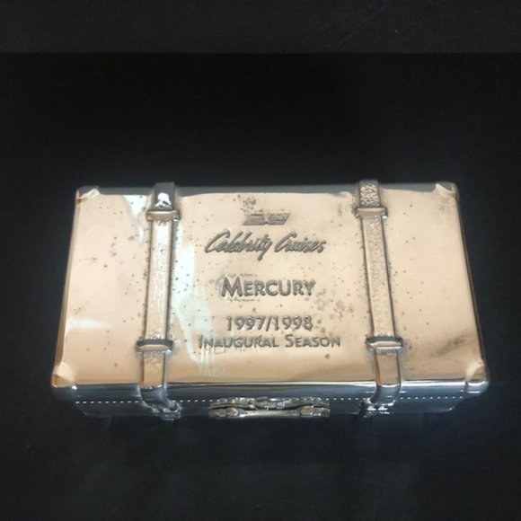 CELEBRITY CRUISES Mercury ship1997 Inaugural silver box